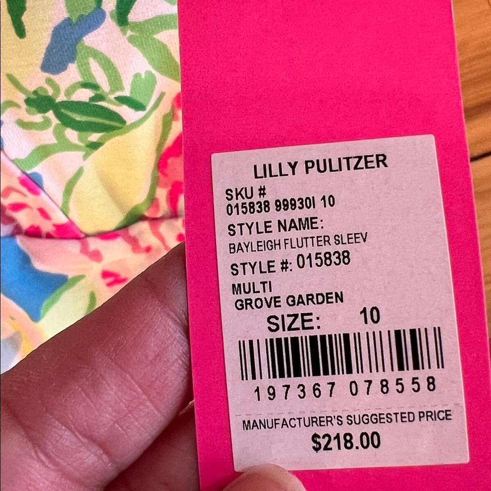 Lilly Pulitzer bayleigh flutter sleeve dress in grove garden - Picture 7 of 11